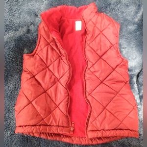 Gymboree, Medium 7-8 big boys, burgundy puffer vest